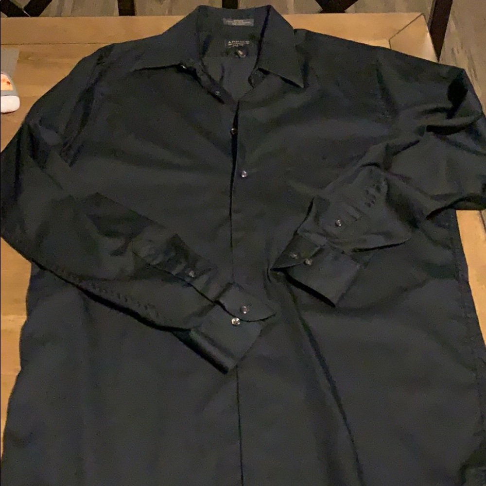 DONATED Black Dress Shirt